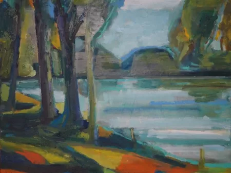 #L01: Kunstdruck - Am See (77,5 x 61,5 cm)