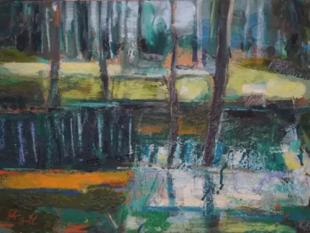 #L11: Kunstdruck - Am Waldsee (49 x 35 cm)