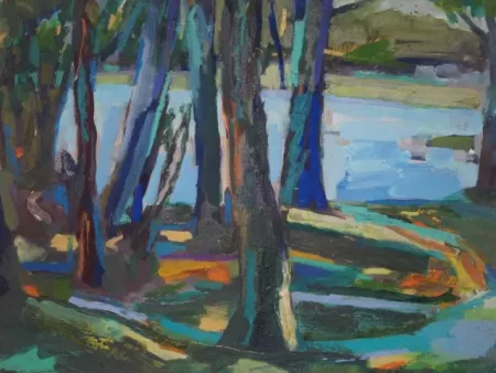 #L17: Kunstdruck - Der Waldsee (72 x 50 cm)