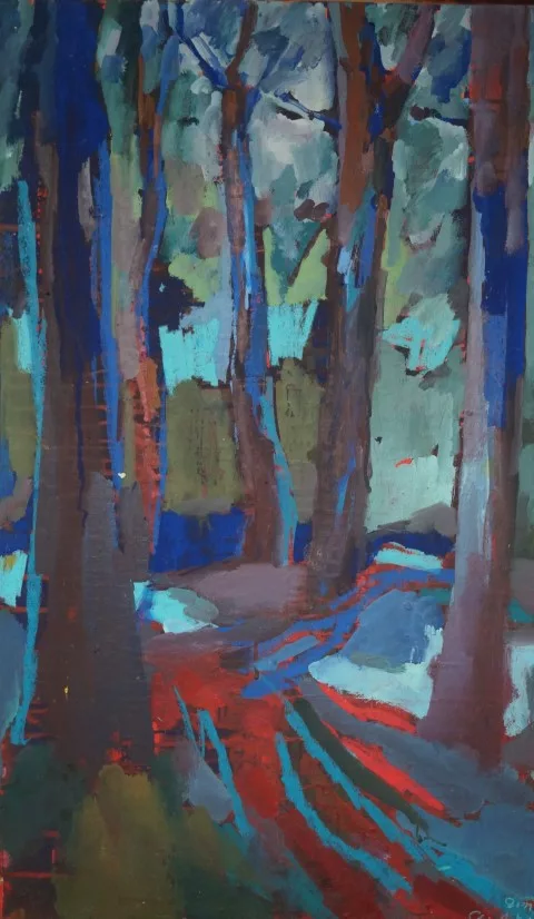 #L18: Kunstdruck - Im Wald (50 x 84 cm)