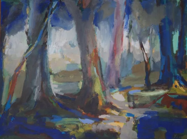 #L21: Kunstdruck - Am Waldrand (80 x 60 cm)