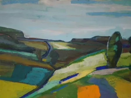 #L23: Kunstdruck - Auf dem Feld (72,5 x 49 cm)