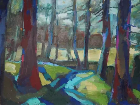 #L24: Kunstdruck - Der Waldweg (80 x 60 cm)
