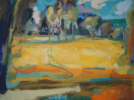 #L28: Kunstdruck - Am Waldrand (100 x 81,5 cm)