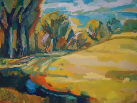 #L29: Kunstdruck - Am Waldrand (100 x 81,5 cm)