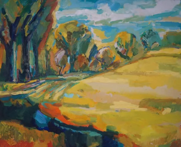 #L29: Kunstdruck - Am Waldrand (100 x 81,5 cm)