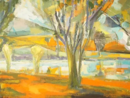 #L31: Gemälde - Zwischen Licht und Zeit (150 x 80 cm)